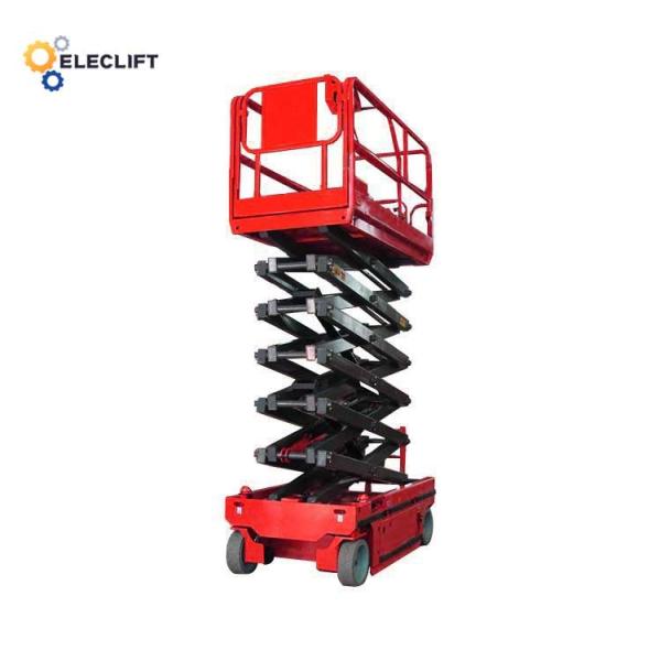 Hydraulic Drive System Self Propelled Scissor Lifting Platform 1000Lbs