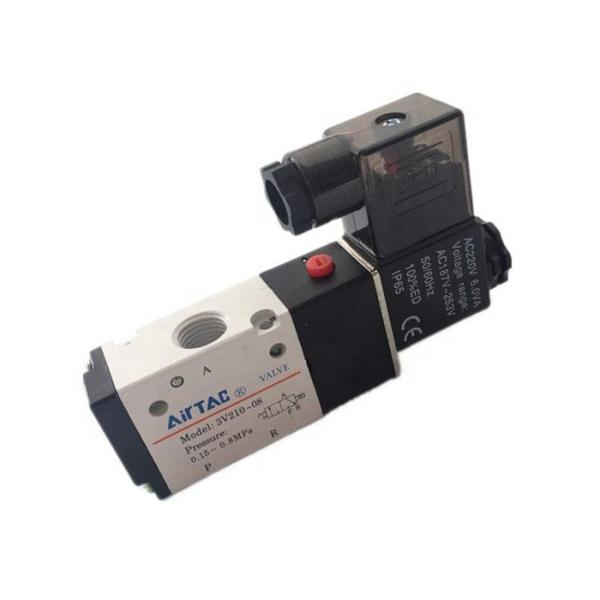 3V210-08 3V210-06 DC12V 24V AC220V 3Port 2Position 1/4 BSP Single airtac type Solenoid Pneumatic Valve