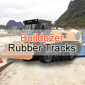 HB20230331 Rubber Track for Mini Dumper Heavy-duty Construction 1 Ton 2 Ton 3 Ton