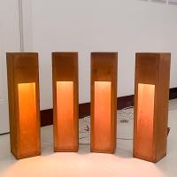 2mm espessura LED lâmpadas de estribo exterior em pó revestido acabamento para caminho