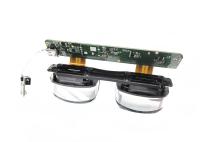Brilho alto exposição pequena de Oled do aluno de saída de 18mm da micro 3000 lêndeas 0,7 polegadas para AR/VR
