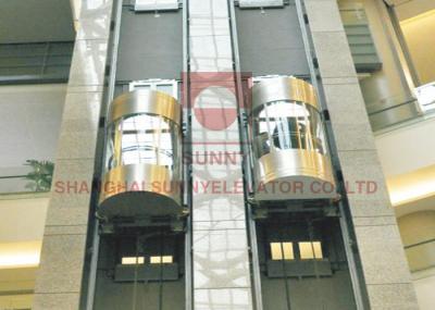 Stainless Steel Panoramic Elevator Apartment Sightseeing Elevator For Passenger