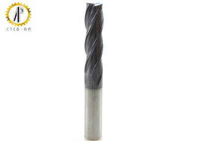 Moinhos de extremidade contínuos do raio do canto do carboneto das ferramentas de corte do carboneto de tungstênio da precisão alta