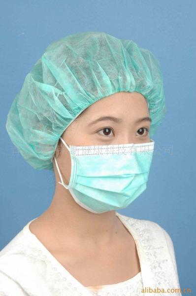 Long - Term Wear Non Woven Bouffant Cap With Excellent Filtration Performance