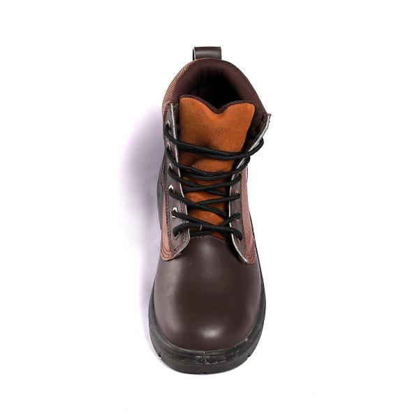 Shengjie Footwear Lace Up Cut Steel Toe PU Sole Protection Shock Function Anti Slip Work Boots Safety Shoes