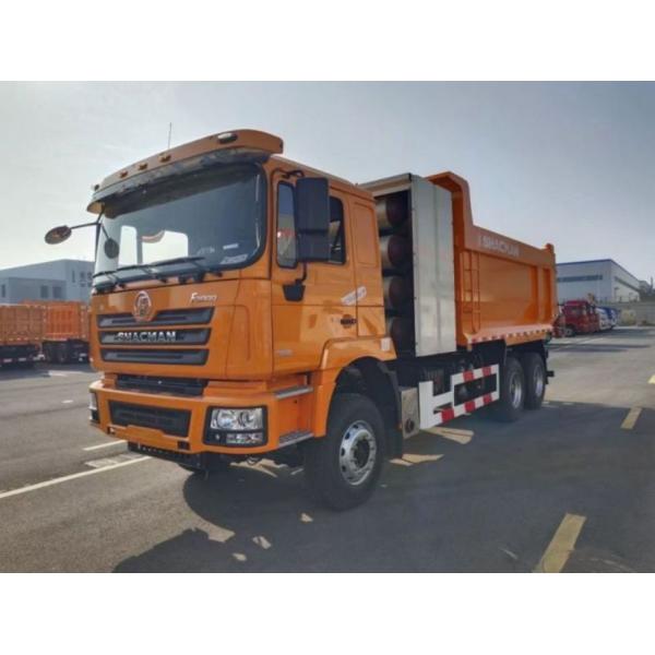 F3000 Dump Truck Yellow 6x4 Dump Truck SHACMAN CNG 430 EuroV