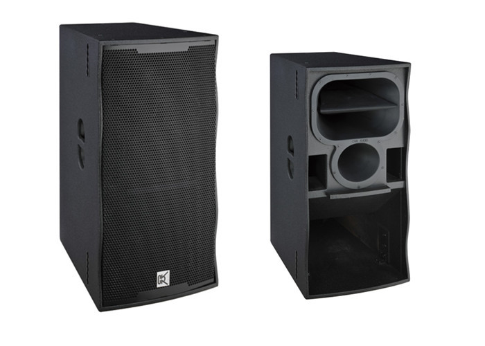 Outdoor 1000 Watt Speaker Professional Loudspeaker System Plywood Cabinet