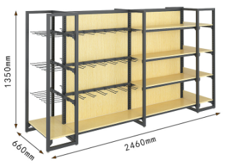 Четырехколонный комбинированный экран для супермаркетов Аптеки и канцелярские магазины