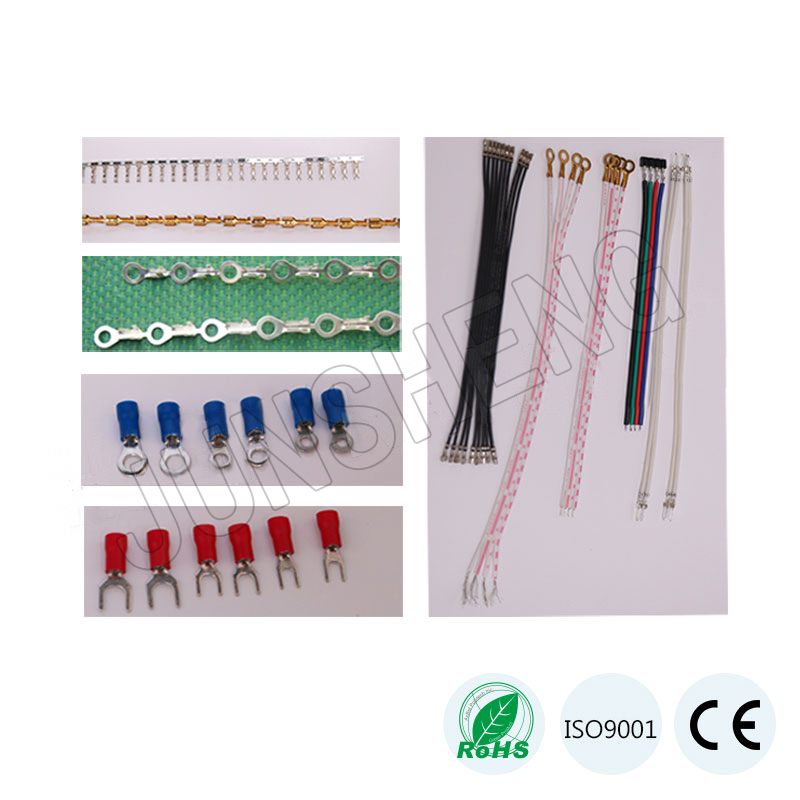 HR-602 Full Automatic Double -Head Wire Stripping Terminal Crimping Machine  All in One type machine