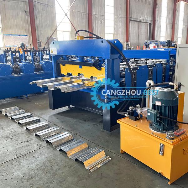 Гальванизированная сталь тяжелой работы Ирак Покрытие пола ролл Формирование машины Производитель