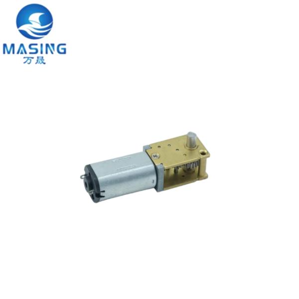 12mm N10 N20 N30 Right Angle Gearbox Small Worm Gear DC Brushed Motor Door Lock Motor 5V 12V
