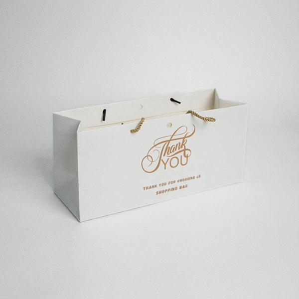 Custom Printed Biodegradable Packaging Brown Kraft Paper Bag With Handle for Shopping