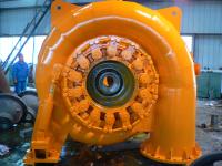 2 M3/s Cantidad de flujo de entrada Francis Turbina hidráulica con paleta de guía de acero inoxidable