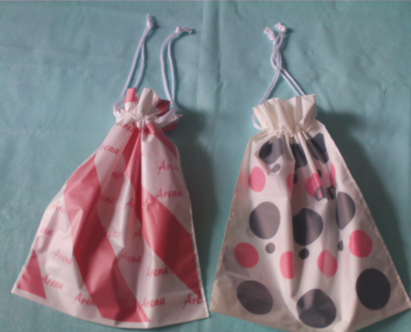 Выдвиженческие полиэтиленовые пакеты Drawstring Swimwear с двойными веревочками