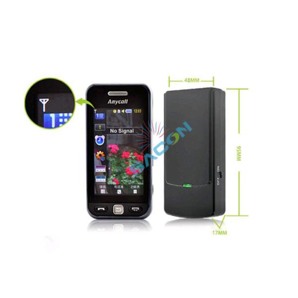 Mini Hidden Signal Jammer with 0.5W Output Power 10m Jamming Range and Built-in Battery