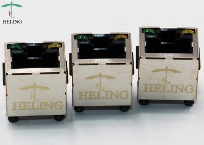 1 x 1 graus RJ45 vertical Jack MJ88E-B211-JPL1 do porto 180