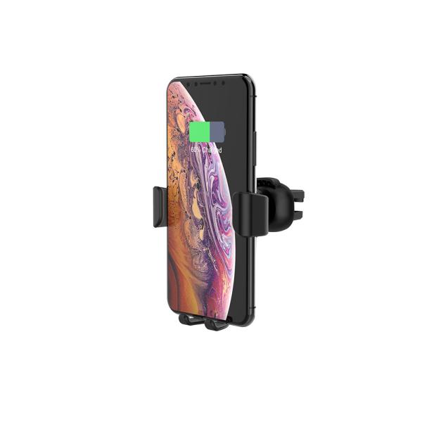 Smart Infrared Automatic Clamping Fast Qi Wireless Car Charger Mount With 12 Month Warranty