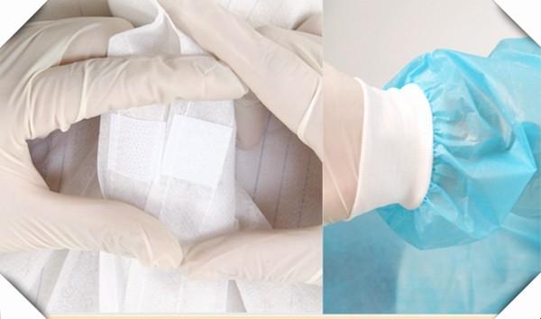 Light Weight Anti Pull Disposable Isolation Gowns Regular 20 - 40gsm Non Woven Material