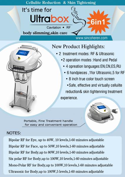 beauty equipment skin firming ultrasonic cavitation vacuum slimming liposuction machine price