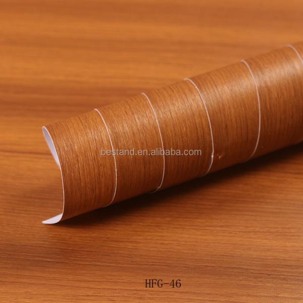Waterproof and ECO-Friendly Wood Grain Self Adhesive Wallpaper for Modern Furniture Design