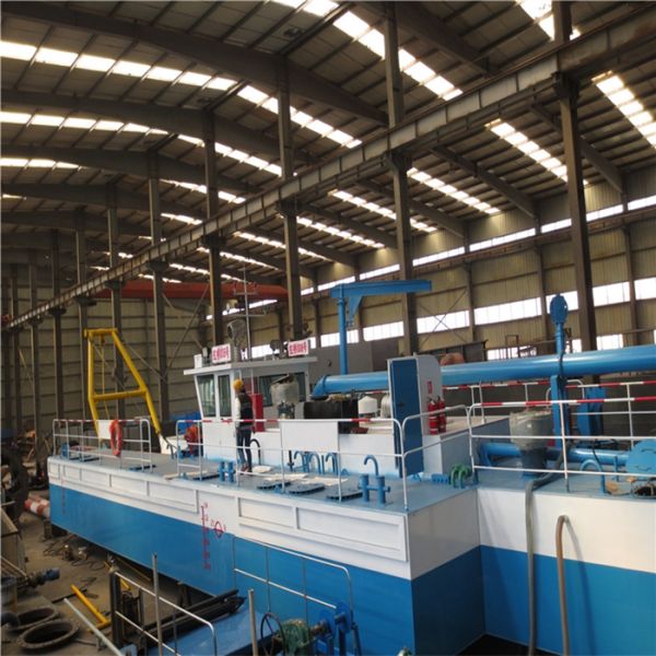Small Diesel Cutter Suction River Sand Dredger 10m Depth with 1 Stage Cutter Head
