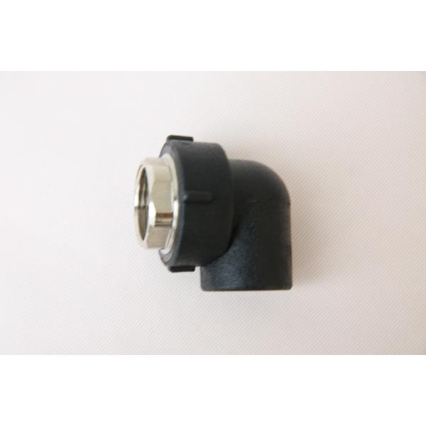 Durable HDPE Socket Fusion Fittings Female Elbow PE100 PN16 SDR11 For Mud Transportation