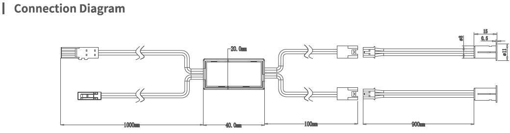 Letaron 8mm Wired Hand Wave Sensor/Door Sensor/Touch Dimmer Central & Sub Sensor Switch