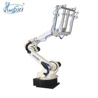 L'axe industriel des robots de soudure de HWASHI 6 prennent la bride de charge du manipulateur 10KG/50KG