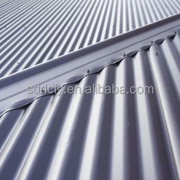 RAL Roofing color GI Galvanizado Metal corrugado chapas de telhado placa Z30-275g