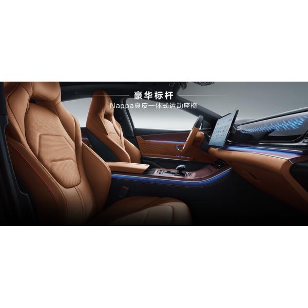 Blue 2024 BYD Han EV 506km Four-Wheel Drive Left-Hand Drive Five-Seater Electric Car