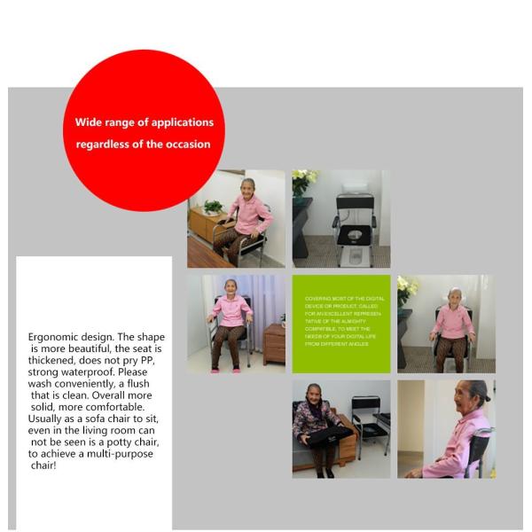 Stable Toilet Chair For Elderly Thickened Stool Customized High Carbon Steel