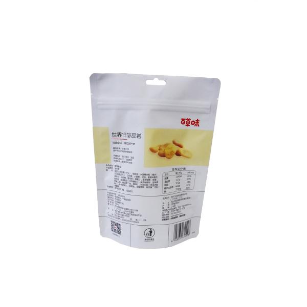 3 côtés de sécurité scellé sac en plastique Mylar avec poche de stratification trou suspendu