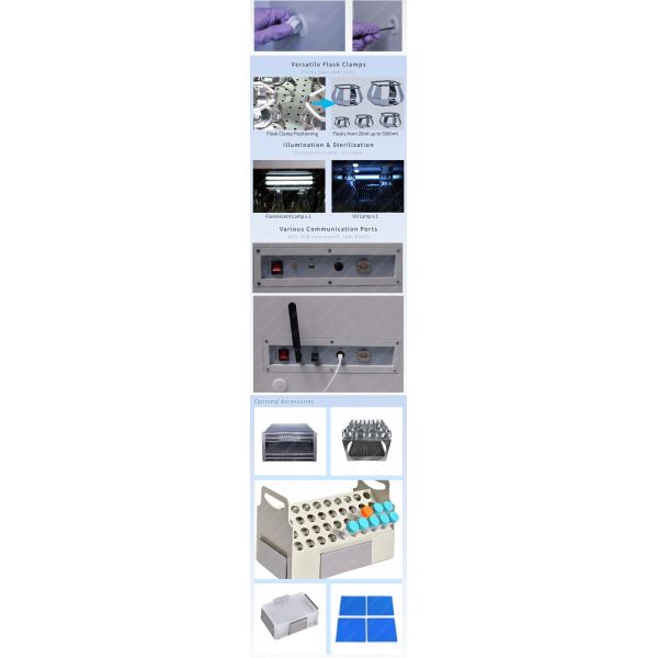 Non-refrigerated Orbital Linear Laboratory Incubator Shaker ST-203X2