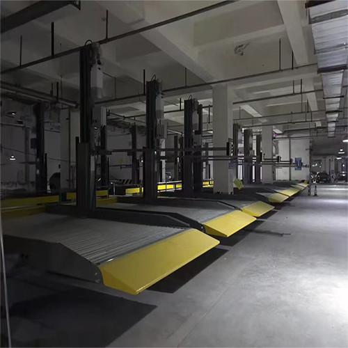 TP232 Two Stage Hydraulic 2 Post Parking Lift With Italian Seals