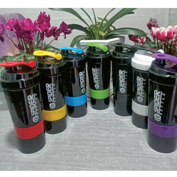 Personalized Three Layers Shaker Bottle WITH LID for GYM Fitness Sports Outdoor