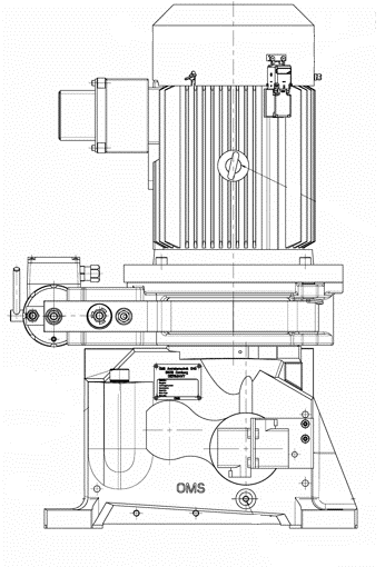 высокая эффективность машины эскалатора 415V мотор 7,5 Kw используемый в эскалаторе
