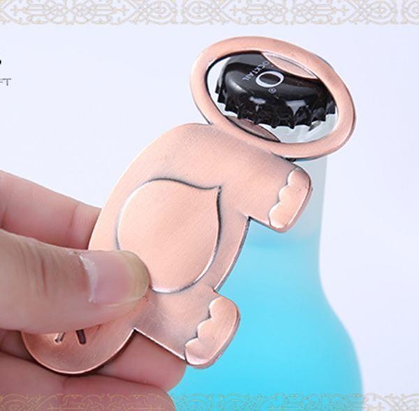 Cool Innovative wedding favor, fancy gift, die casting zinc alloy silver plating coconut tree beer bottle opener