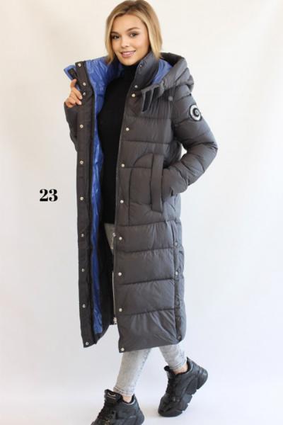 FODARLLOY New women's wear winter thick hooded in the long collision color women cotton-padded puff jacket