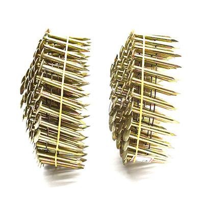 Miami-DADE APPROVED electro galvanized Roofing Coil Nail 3.05mmx1 1/4”15 degree collated coil