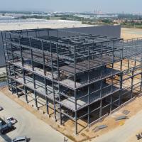 Light Steel Structure Warehouse Garage Q235B Q355B 50 Years Life