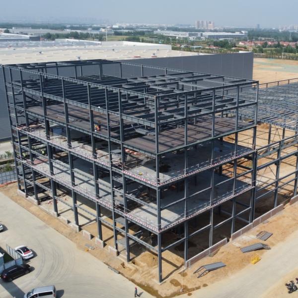 Portal Frame Warehouse Structure Single / Multi Floor Steel Structure Warehouse Building