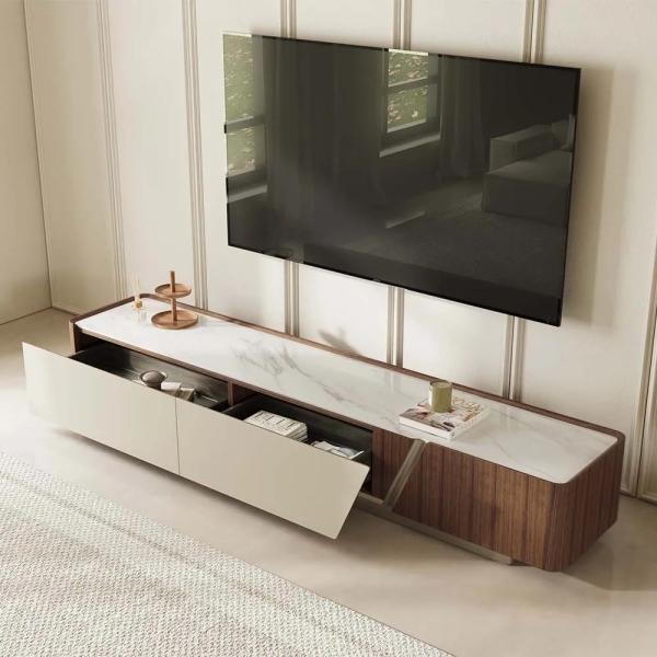 Meubles de salle de séjour en pierre sintrée