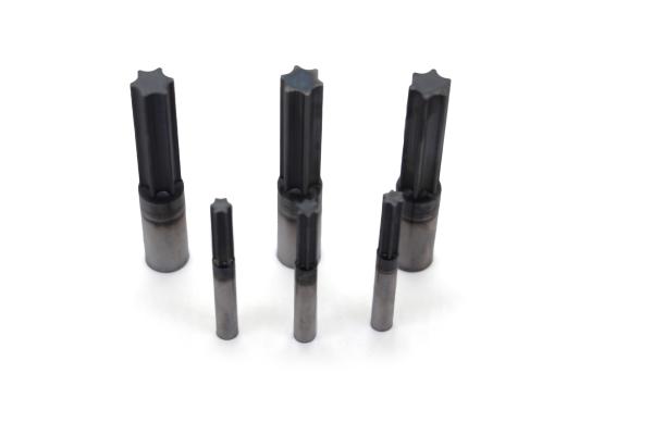 ODM Precision Stamping Mold Parts Tungsténio Carbide Torx Punch Pins para Fabricação de parafusos