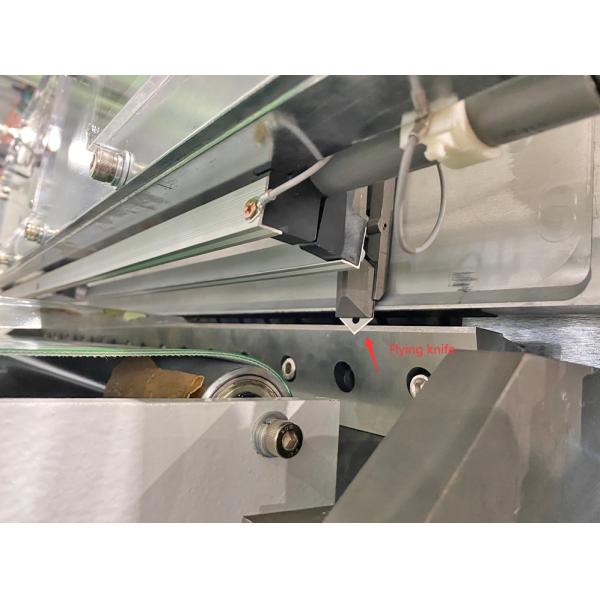 Fly Knife Cutting PA PE Lamination Pouch Making Machine 35pcs/min Stainless Steel Type