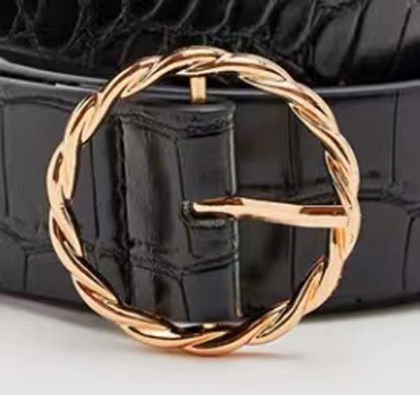 Circle Chain Pin Buckle Double O Ring Metal Accessories For Ladies Belt Shoes Bags Garments