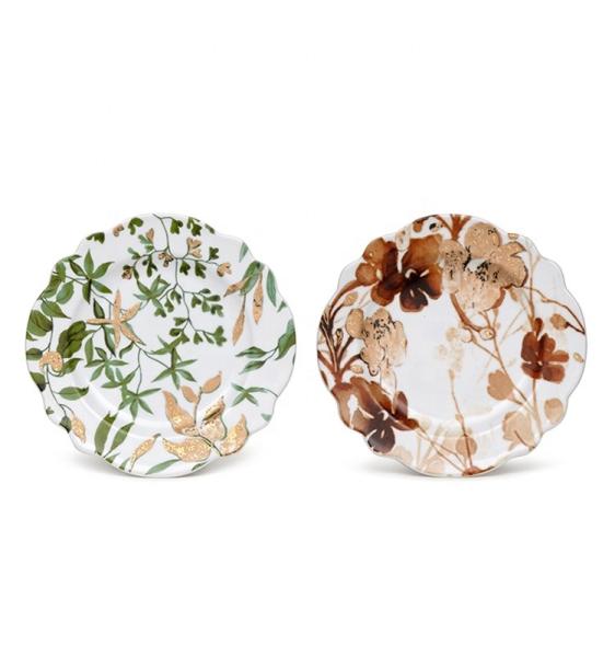 2025 New Design Royal Ceramic Plates Porcelain Plate Autumn Tableware Boutique Gift Set
