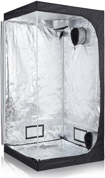 IP20 80*80*160MM 1680D Mylar conduzido para crescer a estrutura de aço inoxidável da barraca