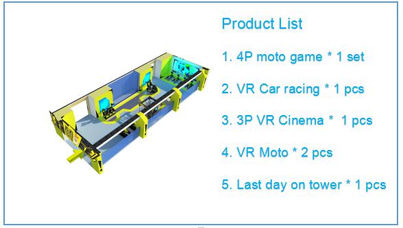 75 Square Meter Virtual Reality Theme Park For Amusement / 9D VR Equipment