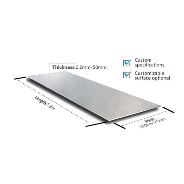 Холоднопрокатная обработка БА No.1 плиты 1220x3000x1.2mm SS 304 гнуть