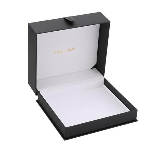 Custom Closure Jewelry Gift Boxes with Matte Lamination Surface Handling